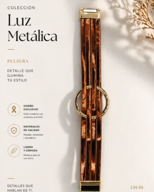 Pulsera Acero Y Cuero Ref.lm 01 8E 12 | Megauz shop