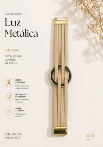 Pulsera Acero Y Cuero Ref.lm 02 8E 13 | Megauz shop