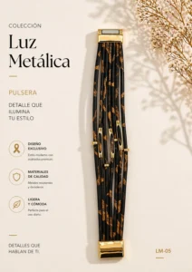 Pulsera Acero Y Cuero Ref.lm 05 8E 16 | Megauz shop