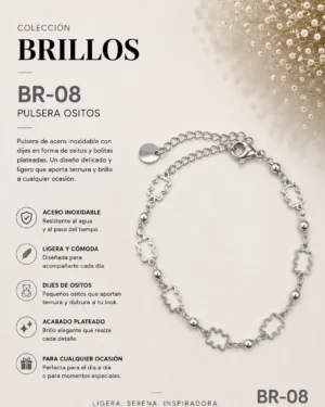Pulsera Acero 8E Ref.br 08 | Megauz shop