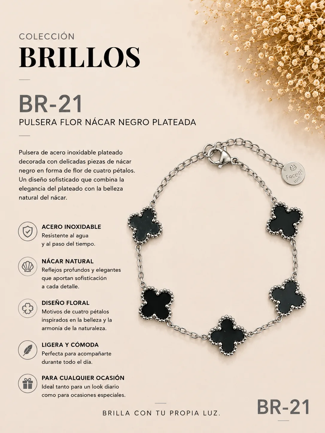 Pulsera Acero 8E Ref.br 21 | Megauz shop